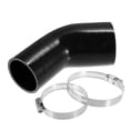 thumbnail image 1 of Reductor de Codo de Silicona Unique Bargains 45 Grados 2,5 a 3,0 Pulgadas Negro 4 Capas, 1 of 1