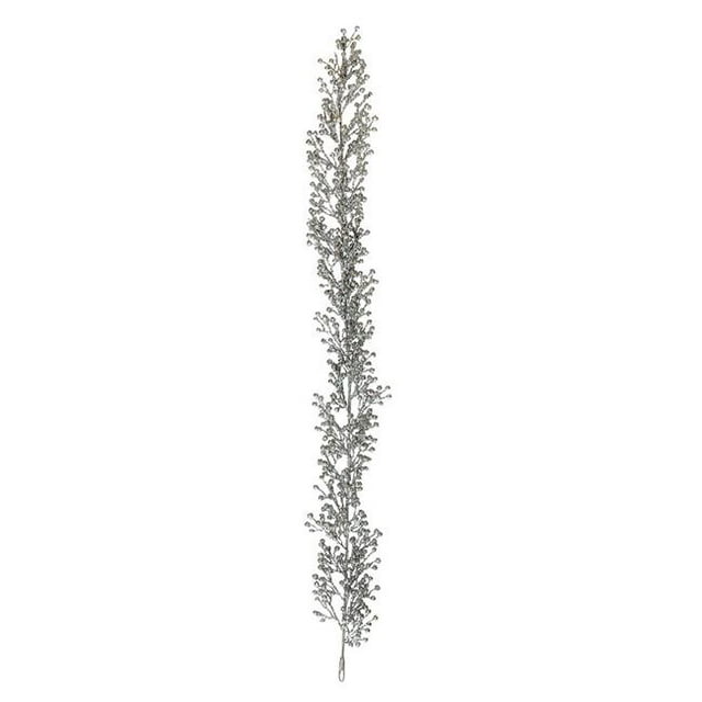 Vickerman L180807 Guirlande Extérieure de Baies Pailletées Argentées de 6 Pi