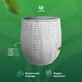 thumbnail image 4 of Worth 14.5" Round Planter, Lightweight Magnesium Oxide Cement Plant Pot, Grey, 4 of 6