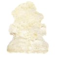thumbnail image 1 of Natural 676685001825 2 ft. x 3 in. New Zealand Curly Single Sheepskin Rug - Natural, 1 of 3