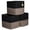 Black & Mixed Black-15 x 13 x 13 (Kallax), variant on 13 Inch Cube Storage Bins Cotton Rope Woven Baskets For Organizing 3-pack | 13 X 13 Cubes Fabric Square Shelves Organizer Closet