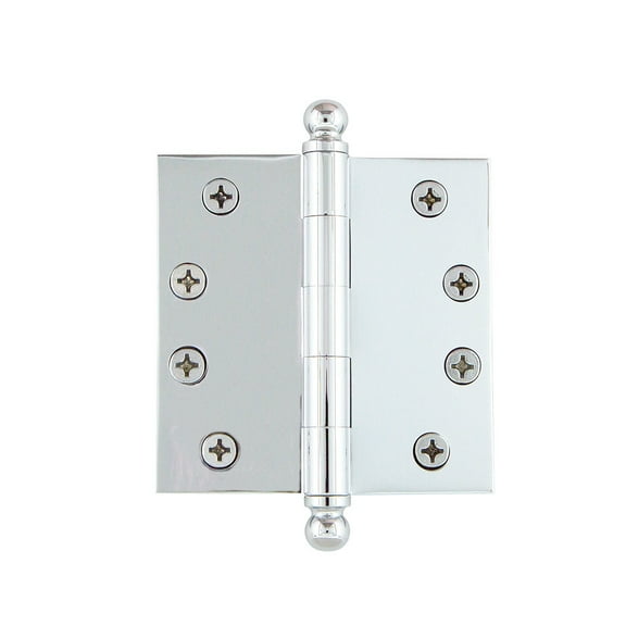 Grandeur Balhng-Sq-Ar-Hd-4 Solid Brass 4 X 4" Plain Bearing Square Corner Mortise Door