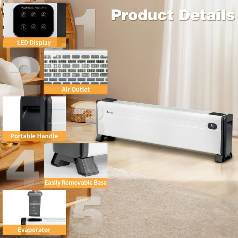 Ktaxon Electric Patio, Porch, Deck, Backyard Heater with Remote