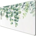 thumbnail image 1 of Green Leaf Mouse Pad Large Extended Gaming Mousepad, Desk Mat with Stitched Edges XXL Size ( 31.5x15.75 Inchs), Wireless Mouse Keyboard Mat for Desktop Laptop, Work, Game, Office, Home, 1 of 5