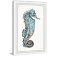 thumbnail image 2 of Marmont Hill Pastel Seahorse Framed Wall Art, 2 of 6