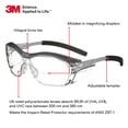 thumbnail image 2 of Gafas de seguridad 3M Nuvo con lectores y lente transparente de 1,5 dioptrías, 2 of 7