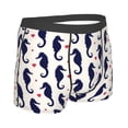 thumbnail image 3 of Fotbe Seahorses and Hearts Men’s Total Support Pouch Boxer Briefs, X-Temp Cooling, Moisture-Wicking Underwear, Regular, Long-leg and Trunk-Medium, 3 of 9