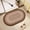 Brown71, variant on Tuvgenk Bath Mat Water Absorbing Non Slip Bathroom Rugs Oval Brown Rubber Small Floor Rug for Shower
