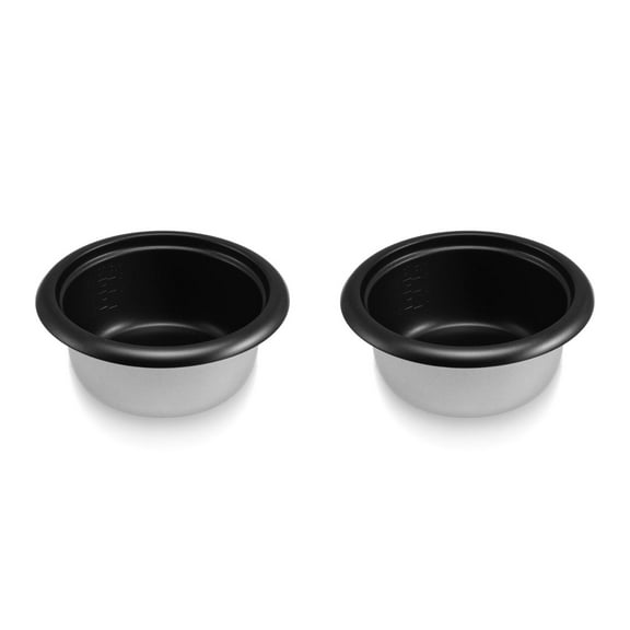 Foxnovo Non-Stick Rice Cooker Inner Pot Multi Multipurpose Cooking Supply 2Pcs