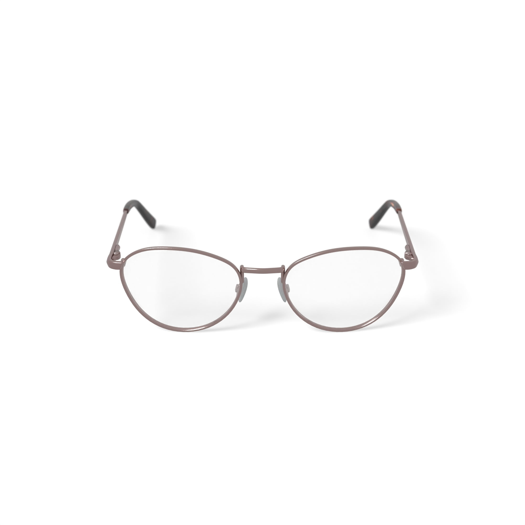 Flower Women's FLR6039 Prescription Eyeglasses with Case, Rose Gold