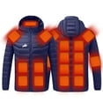 thumbnail image 5 of DODADAWANJ Heating Jackets for Men USB Rechargeable Electric Heated Coats Big and Tall Stand Collar Hooded Jacket 19 Heating Zones Winter Activewear Heated Caot No Battery S, 5 of 6