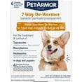 thumbnail image 6 of PETARMOR 7 Way De-Wormer for Puppies and Small Dogs, 6-25 lbs, 6 Chewable Tablets, 6 of 8