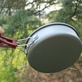 thumbnail image 5 of Raindrops Round Bottom Camping Frying Pan Non-Stick Aluminum Alloy Outdoor Cookware for Hiking, Backpacking, and Travel - 1 Pack, 5 of 8