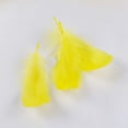 thumbnail image 2 of 450 Pieces Yellow Feathers for Craft Wedding Home Party Decorations, 3-5 Inches Yellow Craft Feathers, 2 of 7