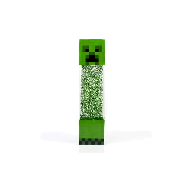 Lámpara Minecraft Creeper Glitter Motion Light de 30 cm LED