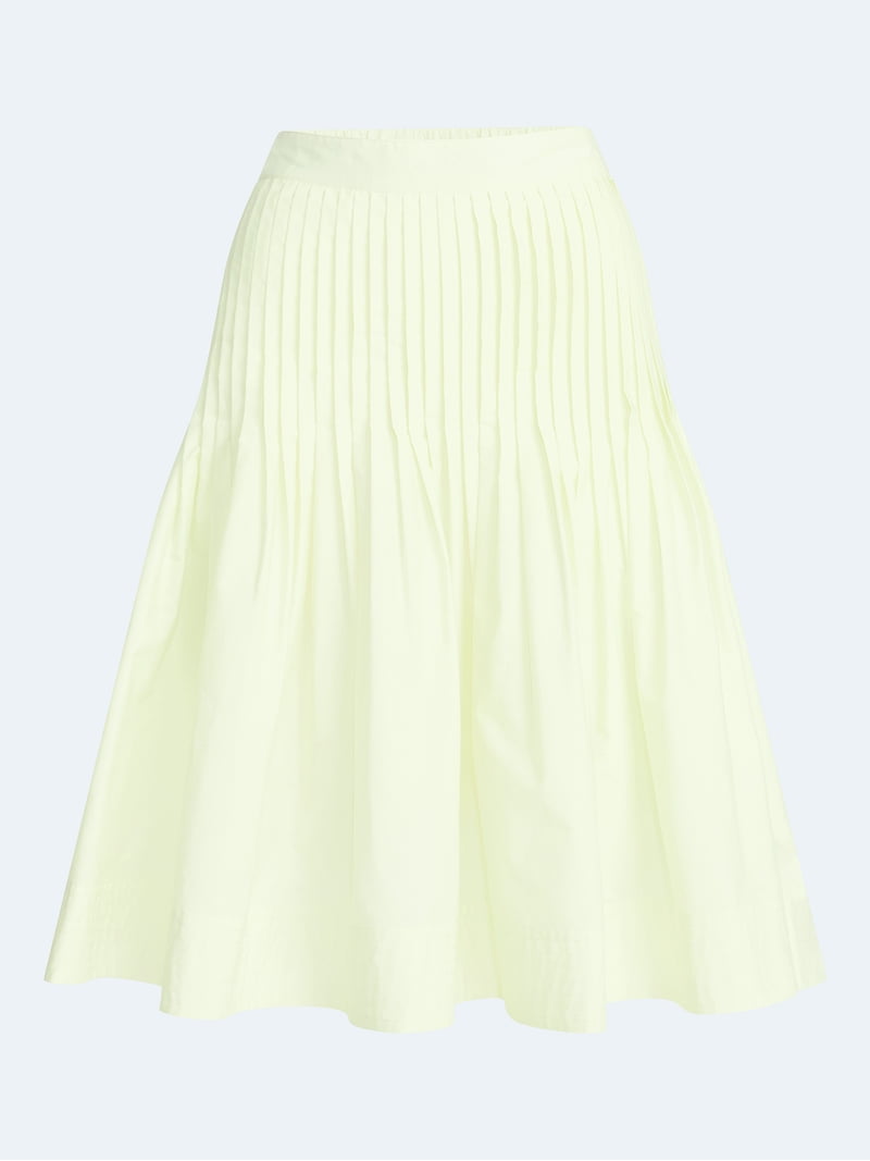 Free Assembly Women's Pintuck Knee Length Skirt, Sizes XS-XXL