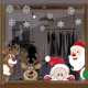 thumbnail image 3 of 1 pieza de pegatinas navideñas para ventanas 2022, pegatinas navideñas para pared, pegatinas para pared para habitación de niños, decoración de Año Nuevo 2023, decoración navideña para el hogar, 1 h, 3 of 5