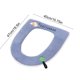 thumbnail image 3 of Cojín para asiento de inodoro con cierre adhesivo,desmontable y lavable.Funda acolchada gruesa y suave para inodoro,ideal para baños domésticos.Se adapta a inodoros en forma de U,V y O., 3 of 6