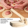 thumbnail image 1 of Wood Tortilla Press Dumpling Skin Maker Presser Kitchen Accessories, 1 of 5