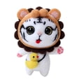 thumbnail image 4 of 1 juego Kit de fieltro hecho a mano de fieltro de lana gato juguetes de peluche para decoración de bricolaje Macarena Kits de fieltro con aguja para gatos, 4 of 8