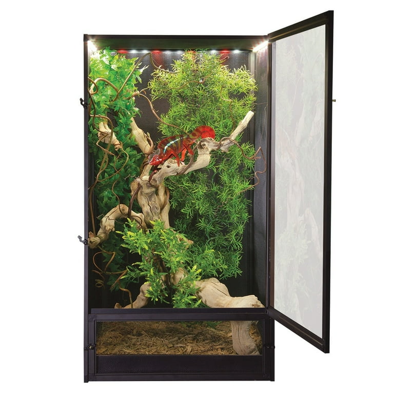 Zoo Med Extra Large ReptiBreeze LED Deluxe Reptile Terrarium Zoo Med Extra Large ReptiBreeze LED Deluxe Reptile Terrarium