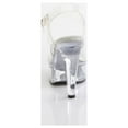 thumbnail image 4 of Fabulicious MARTINI-50 Women's 5" Heel Platform Ankle Strap Clear Top Sandals Shoes, 4 of 5
