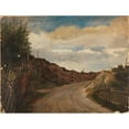 thumbnail image 2 of Adolph Tidemand 14x12 Gold Ornate Wood Frame and Double Matted Museum Art Print Titled - Country Road (1844), 2 of 4
