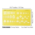 thumbnail image 5 of Traceease Multiple Motifs Designs JewelryTemplates Drafting ToolsJewelleryDesigning Stencils, 5 of 5