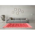 thumbnail image 3 of Ahgly Company Machine Washable Indoor Rectangle Oriental Red Traditional Area Rugs, 2' x 4', 3 of 4