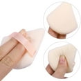 thumbnail image 4 of 12 Pieces Powder Puff Face Triangle Powder Puffs for Loose Powder Body Powder Cosmetic Foundation Makeup Sponge Beauty Makeup Tool(Black, Flesh), 4 of 5