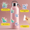 thumbnail image 3 of Charming Stationery Stickers Animal Kids Stickers Toy Adorable Children Stickers for Laptop Phone Fridge, 3 of 9