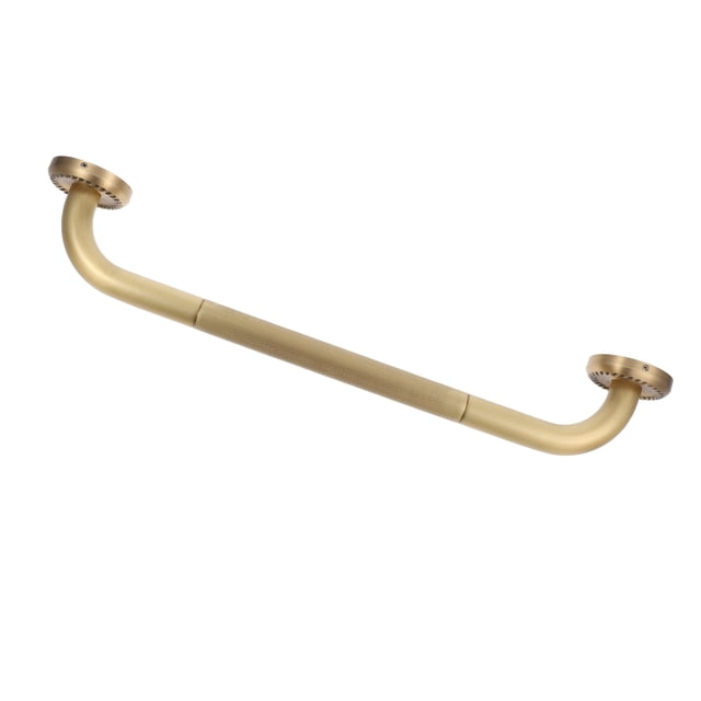 PAMINGONO Golden Copper Shower Grab Handle for Seniors Safe Bathroom Support with Strong Bearing