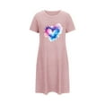 thumbnail image 5 of WJHWSX Womens Nightgown,Nightgowns for Women,Soft,Easy Care,Printed,Pink,S(US:4), 5 of 7