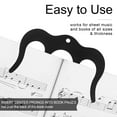 thumbnail image 2 of WORGEOUS Sheet Music Page Holder Clip Convenient Page Holder 12.00X7.50X0.10CM Black, 2 of 8