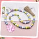 thumbnail image 2 of Bead Garland Pascua Colgante de Pared con Borlas Hecho Spring Beads Boho para Farmhouse Tiered Tray Country Easter Holiday Decoracion Rosa SM SunniMix Guirnalda de cuentas, 2 of 7