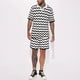 thumbnail image 4 of NOVEDAD DE VERANO 2023, conjunto para hombre, camisas y pantalones cortos con estampado de moda de punto, trajes de dos piezas, ropa deportiva de ocio para hombre, 4 of 5