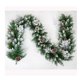 thumbnail image 1 of Adornos navideños, decoración de corona verde, decoraciones navideñas de PVC sintético para escaleras del hogar 2022, 1 of 4