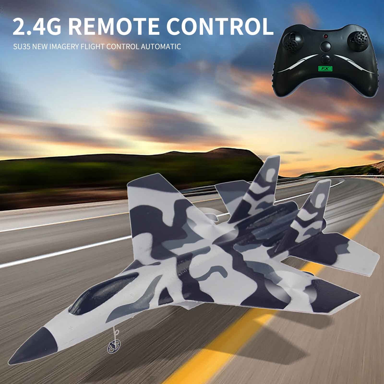 Kyusrd Summer Savings Accessories Special Deals!SU-35 RC Remote Control Helicopter Plane Glider Airplane Foam 3.5CH Toy 25ML, Camouflage
