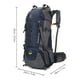 thumbnail image 5 of Mochila de senderismo 60L Mochila de viaje de montañismo para deportes al aire libre resistente al agua Labymos Paquete al aire libre, 5 of 7