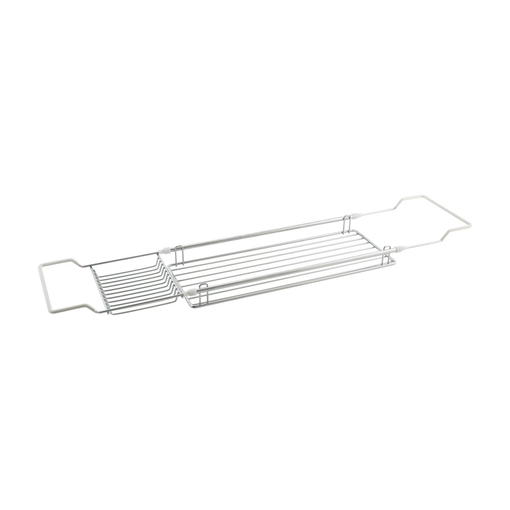 Neu Home Expandable Bathtub Caddy in Chrome