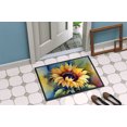 thumbnail image 4 of Carolines Treasures DAC1615MAT 18 x 27 in. Unisex Sunflowers in Watercolor Doormat, 4 of 5