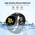 thumbnail image 3 of Correa deportiva de repuesto para Samsung Galaxy Watch 3 de 41 mm y Galaxy Watch de 42 mm. Correa deportiva de silicona suave de 20 mm para Samsung Galaxy Watch., 3 of 5