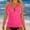 Hot Pink, variant on Women's Swimwear Tankini Set Bikini Top With Swim Shorts Beach Pool Outfit Swim Suit with Shorts Bathing Suites Womens Extra Large Girls Board Shorts Size 16 Swimwear Shorts for Women 3 Piece