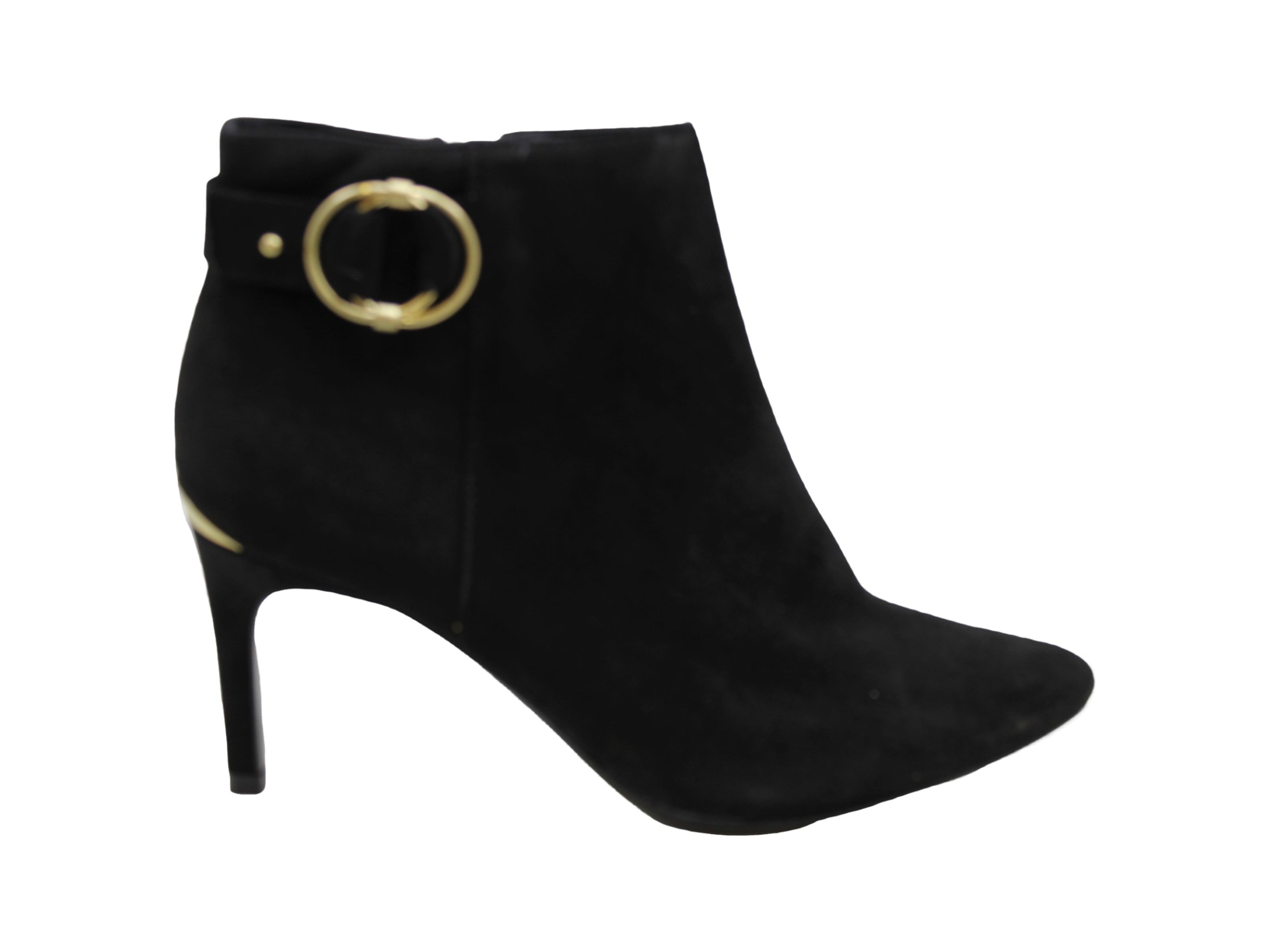 calvin klein velvet boots