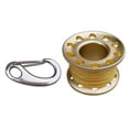thumbnail image 3 of jinwen Aluminum Scuba Diving Finger Spool Reel+10m Line+ Link Golden, 3 of 9