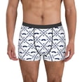 thumbnail image 1 of Fotbe Hipster Mustache Calzoncillos Tipo Boxer con Bolsa de Soporte Total para Hombre, X-Temp Fresco, Transpirable y de Secado Rápido-Medium, 1 of 5