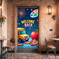 thumbnail image 6 of LUUFILx Welcome Back Banner Colorful School Decor Party Supplies Festive Event Poster Background Photography Props Classroom Decorations Home Celebrations, 6 of 8