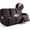 Chocolate, variant on TAOCOCO Recliner Loveseat Slipcovers Stretch Non-Slip Sofa Covers for 2-Seater Couch 3 Pieces Sofa Protector with Pockets, Dark Gray