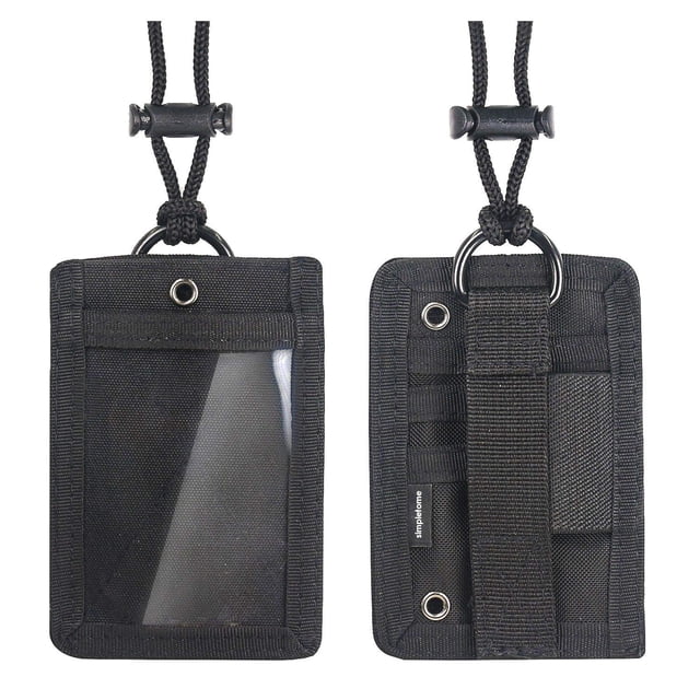 Tarjetero simpletome Tactical 1000D de nylon RFID negro