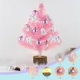 thumbnail image 1 of Dvkptbk Christmas Tree for Girls 18 Inch Tabletop Mini Artificial Christmas Tree Girls’ DIY Christmas Tree with LED String Lights And Hanging Ornaments Battery Power, 1 of 6